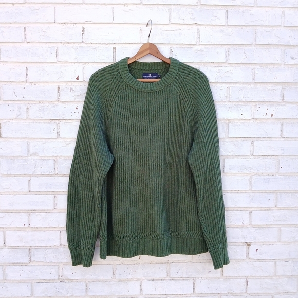 Southern Tide Cotton Crewneck Sweater Chunky Pullover - Picture 1 of 5
